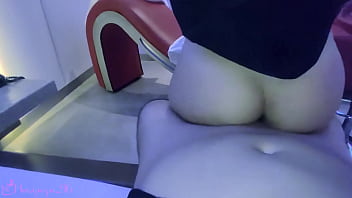 Neighbor's Tica girlfriend rides hard and gives a real creampie