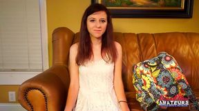 skinny coed hottie katie walls loves to suck and ride a big hard cock!