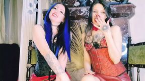 Tiny Dicks Shamed by Two Beauties  Will you blush for your small stature?