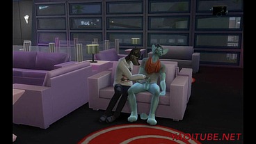 Furry Yiff Yaoi - 2 Dogs Fuck in a Pub and cum inside - Japanese asian manga anime game porn gay