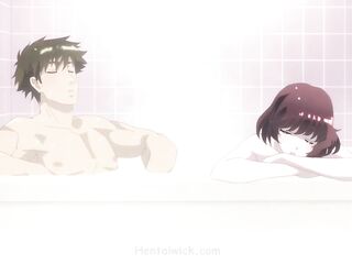 My Girlfriend’s Stepsister Rides Me Hard Under the Shower - Manga Anime