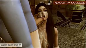 Sims 4. Naughty Part 3 - Job for Indian teacher (Full version of the penthouse parody)