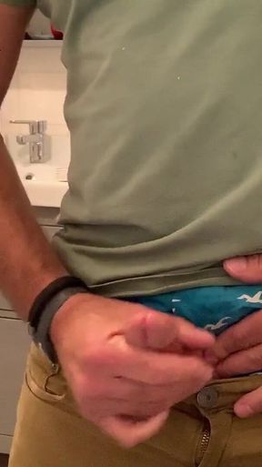 Jerking off, Edging in My Boxers, Jeans, Try a Cockring, Unedited