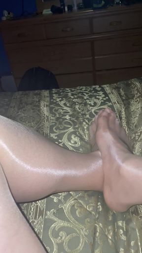 Pantyhose masturbation