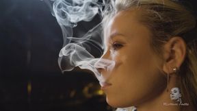 Brightly glowing cigarette FHD