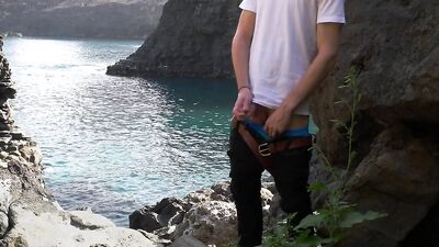 Twink Cum In Paradise /// Jordan Wilder