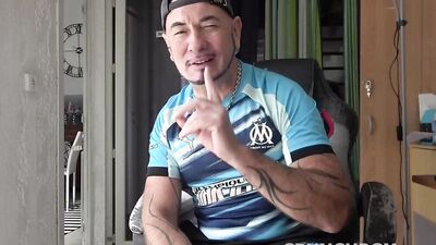 Bareback creampie for straight guy who can't resist sucking your ass