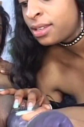 Lesbian Hearts Quickly Pound as Carmen Hayes and Dena Caly Indulge in Their Strapon Fun