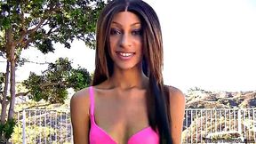 Teen slut giving head in POV then facialized