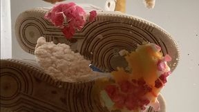 A Crushing Dream in Nike Air sneakers - egg and food crush, POV and underglass views - HD
