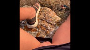 this mountain walk became way more exciting than expected