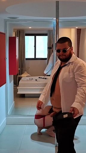 Motel Domination: Jobber Was Submissive to the Cop