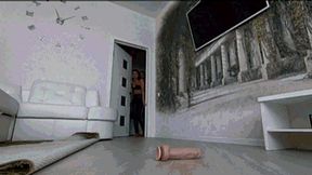 Crush your peehole until cum out of it Jb