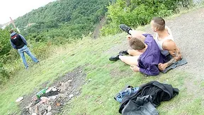 Euro Hotties Get Wild - Hardcore Sex On The Hill