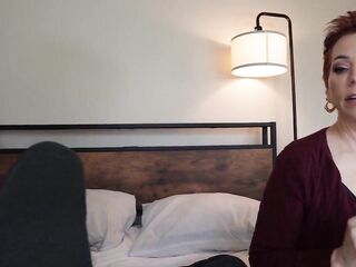 Hot Redhead GILF Trainer Ruby Lynne Distracts U From Studies