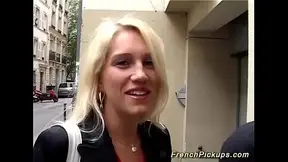Blonde chick picked up off the street