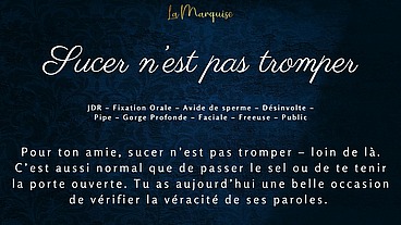 Sucer n'est pas tromper - French audio cum hungry