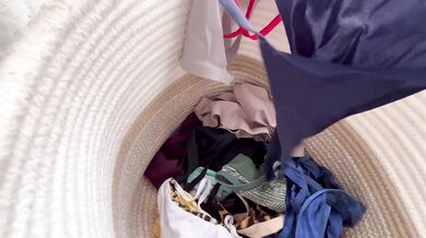 Snooping gets you caught in her panty drawer