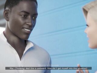 Unfaithful Gal Wife Cheats on Her Husband with Perv BBC - 3D Animation