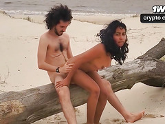 I penetrate a wonderful native in a public beach and jism (part 2)