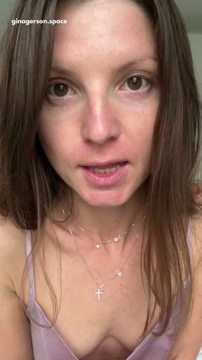 Foot fetish GFE - I want your mouth on my toes. Gina Gerson