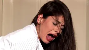 Lucy Lee Moans Loudly During Hard Spanking From Jessica Sanchez