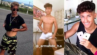 Os balança rola armando de cueca branca em câmera lenta parte v