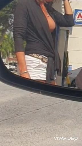 Nipple out at gas station