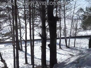 Pissing in a public park in Siberia in winter. Hot mother i'd like to fuck with large butt in vintage raiment disrobes, voids urine, rubs with snow. Nudism. Exhibitionism. PAWG. Retro. ASMR. Amateur fetish.