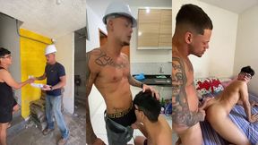 ele pagou o servico de manutencao do apartamento dando o cuzinho