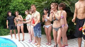 jav party in the swimming pool fucking sexy japaneses teens and milfs