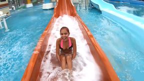 Waterpark fun and exciting sex at home after