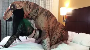 Dinosaur Fucks Trans Goth Girl