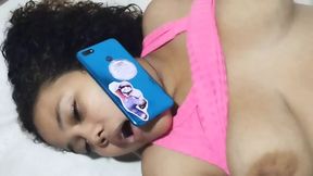 I masturbated my pussy while I&#039;m on video call with my disgusting stepfather