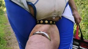 Exhib selfsucking in parc
