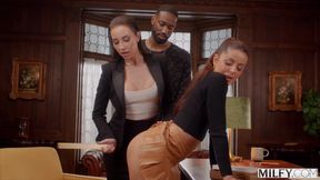 Total educational domination as these hot MILFs put their students through a hardcore practical exam