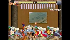 Zombies Fuck Cloud Strife, Ken, Goku & Hayato in Intense Yaoi Gay Sex Scene