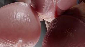 Hentai Foursome With Big Tits And Dick Deepthroats For Explosive Cumshots