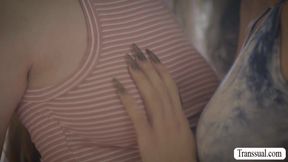 Stepfamily Enjoy Their Anal Threesome Sex