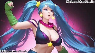 League Of Legends hentai ams animation - Sona big tits blow job hentai by amscomic