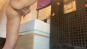 tattooed slut seduce me in the night s club public toilet and i fucked her hairy pussy, hiddencamera