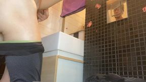 tattooed slut seduce me in the night s club public toilet and i fucked her hairy pussy, hiddencamera