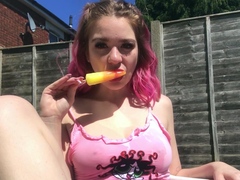 Blonde Babe Solo Masturbation