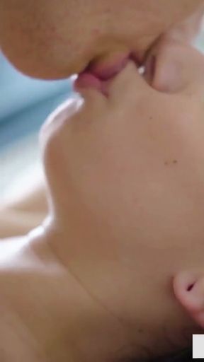 Sensual Session For Inexperienced Brunette   Clip 1