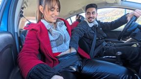 Italian MILF gives amazing blowjob and gets anal in public