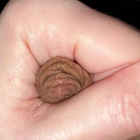 Small Dick Foreskin Rose in my Hand