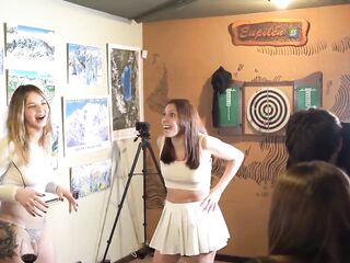 Undress-pong stream with argentinian pornstars gets hawt! Knock Knock Club