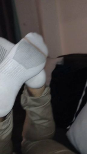 Suit socks ( male feet )