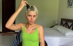 Exclusive Video! Betsy Shaves Her Head