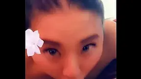 Cute Chinese GF gives sloppy oral and gets smashed rough POV style